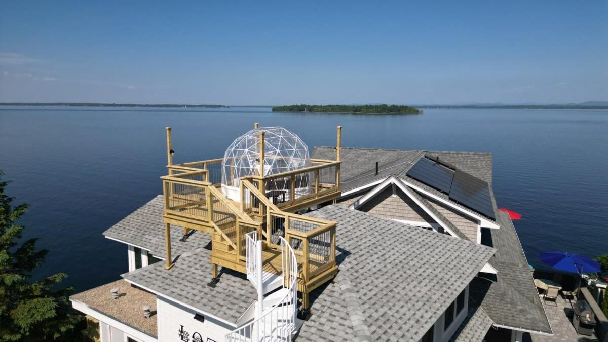Loza House Adirondack Skydeck Unit Lake Front Plattsburgh Εξωτερικό φωτογραφία